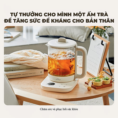 Bình pha trà giữ nhiệt Bear SB-PT15K - Hàng chính hãng