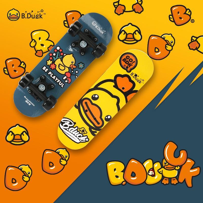 Ván trượt skateboard B.DUCK họa tiết bắt mắt cho bé phát triển thể chất