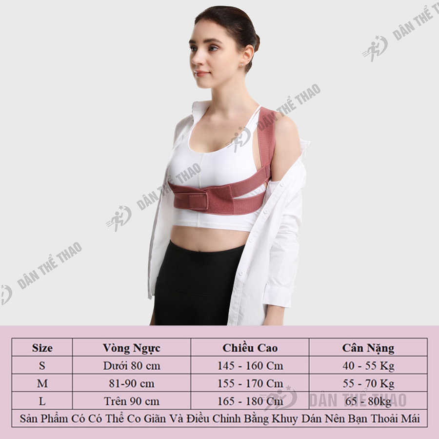 Đai lưng chống gù bảo vệ vòng 1 khi tập yoga, chạy bộ, chơi thể thao, nâng đỡ ngực tôn dáng, hợp thời trang