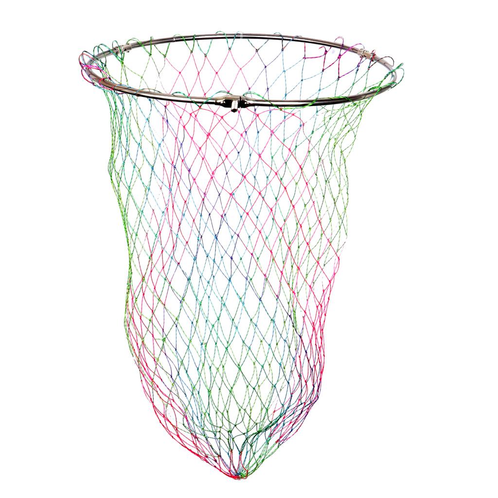 Folding Nylon Mesh Landing Net Head Diameter: 40cm / 50cm