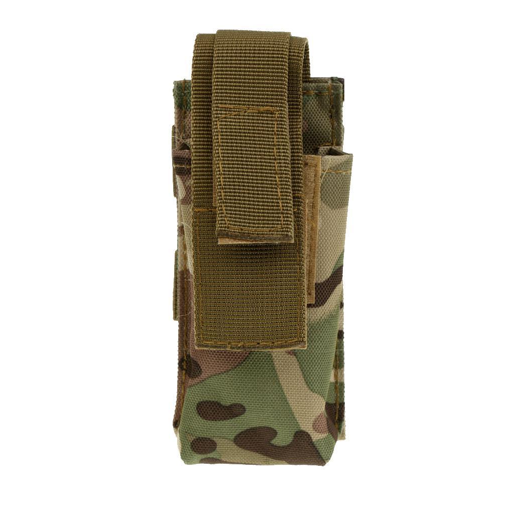 6xOutdoor Tactical Tourniquet Pouch with Shears Slot CP Camo