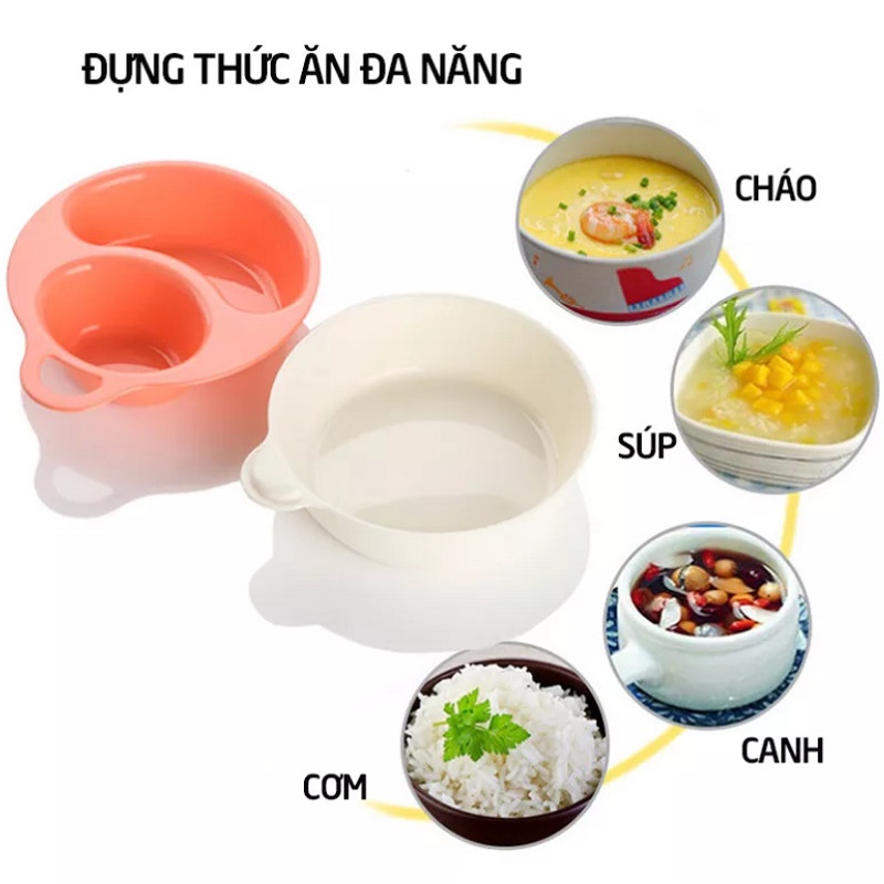 Set 2 bát ăn dặm chia ngăn Inomata - Nhật