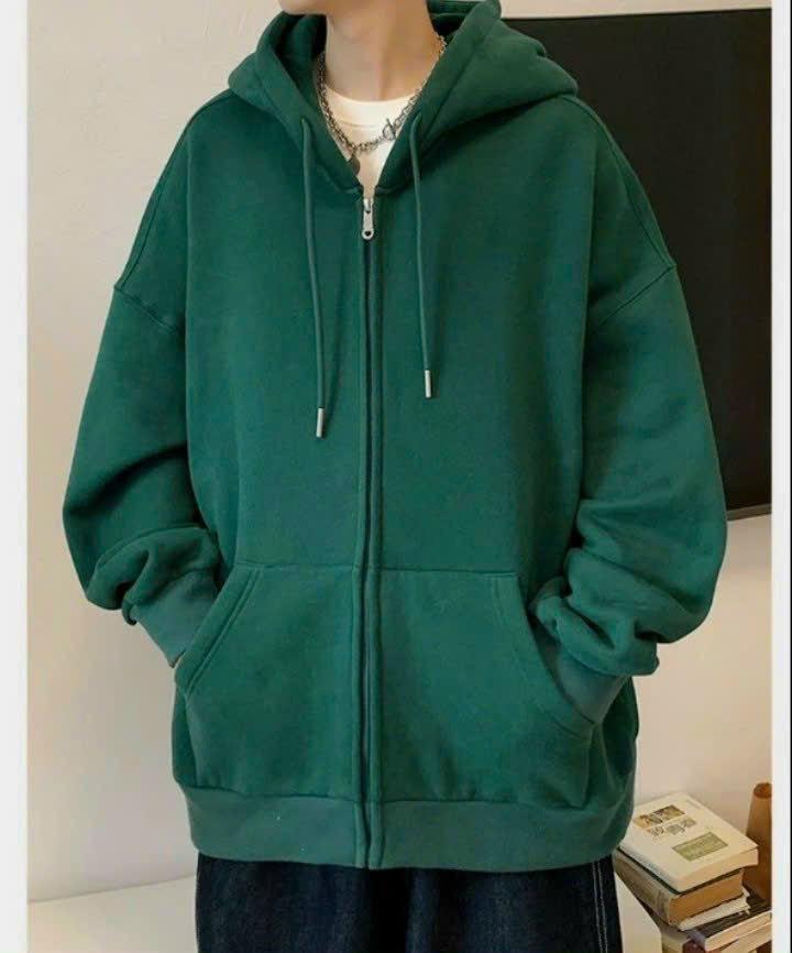 [HOT TREND] Áo Khoác/ Áo Gió Nam Nữ Nỉ Chất liệu Dày Dặn Theo Phong Cách Thời Trang Bigsize HTM FASHION - Đỏ Đô