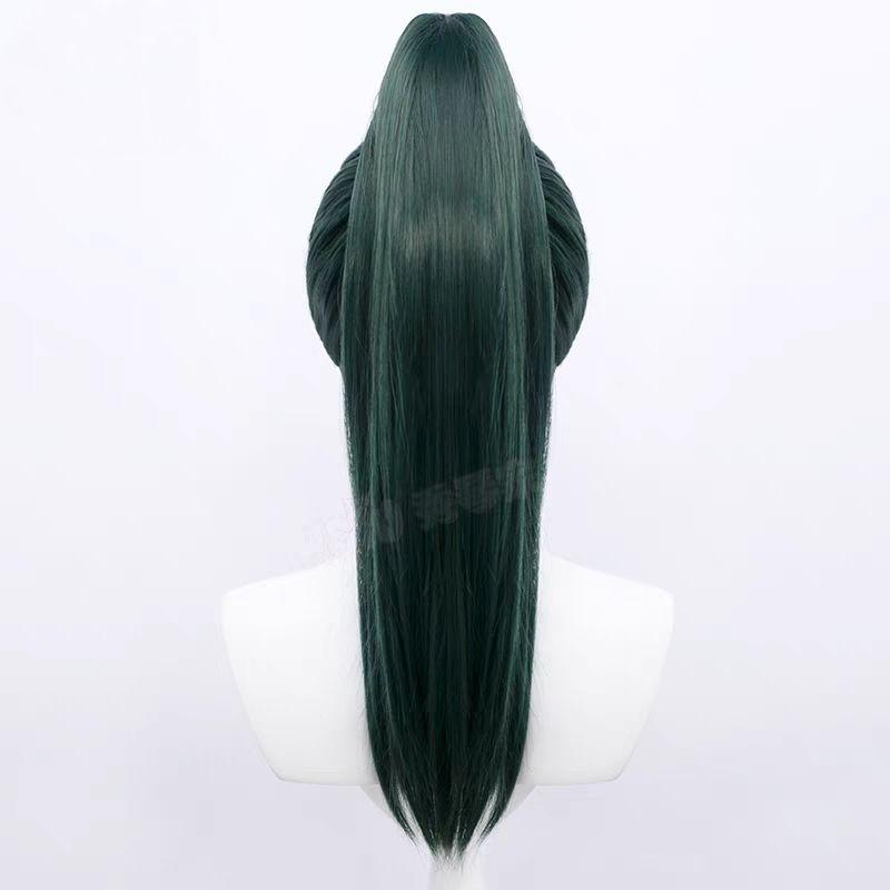 Wig/Tóc giả cosplay Zenin Maki - Jujutsu Kaisen: Chú thuật hồi chiến màu xanh rêu