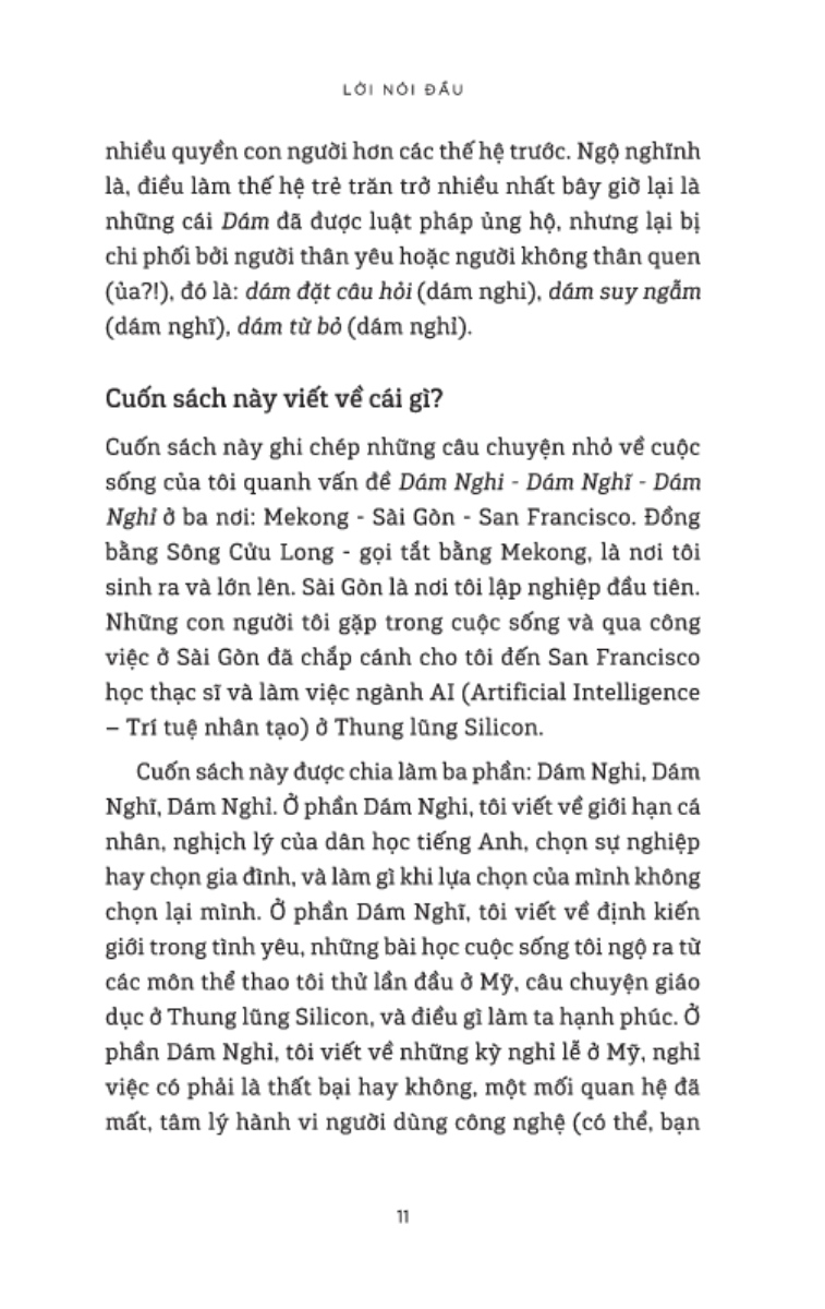 Dám Nghi, Dám Nghĩ, Dám Nghỉ - Góc Nhìn Cuộc Sống Và Việc Làm Từ Th Mekong Đếnung Lũng Silicon _TRE