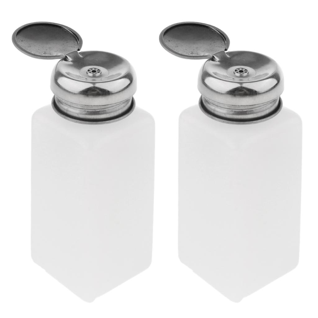 2 Cái Nail Nail Tẩy Bơm Bơm Quả Quả Báo Chí Chai Rỗng