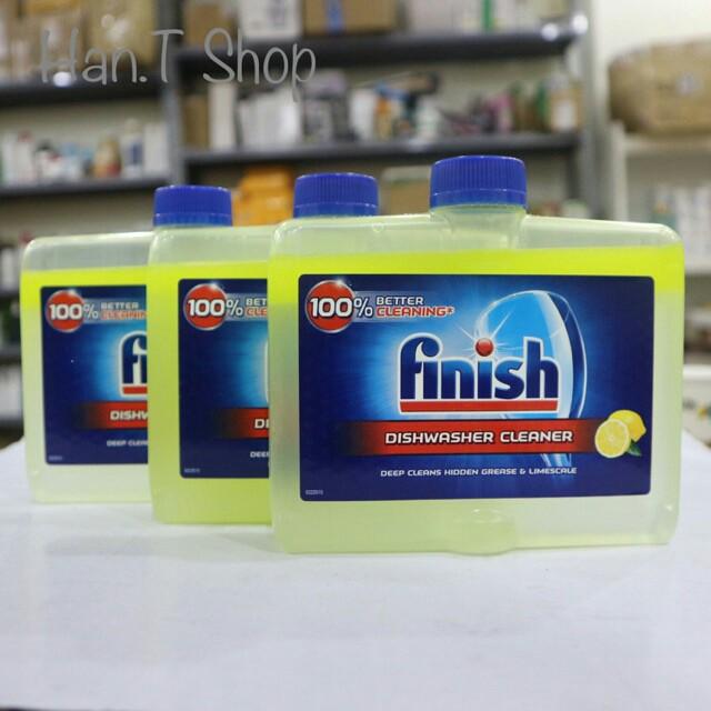 Vệ Sinh toàn bộ máy rửa bát Finish 250ml (NK Đức )