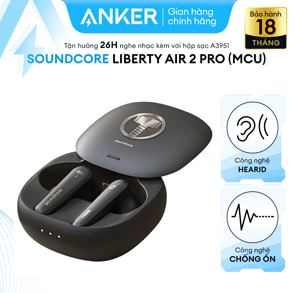 Tai nghe bluetooth SOUNDCORE (by ANKER) LIBERTY AIR 2 PRO Phiên bản Marvel  - A3951H