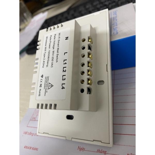 Công tắc wifi 1-4 công tắc sử dụng wifi điều khiển từ xa