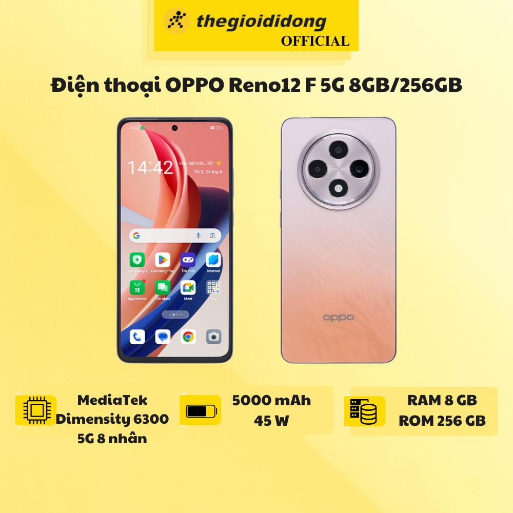 Điện thoại OPPO Reno12 F 5G 8GB/256GB - Hàng Chính Hãng