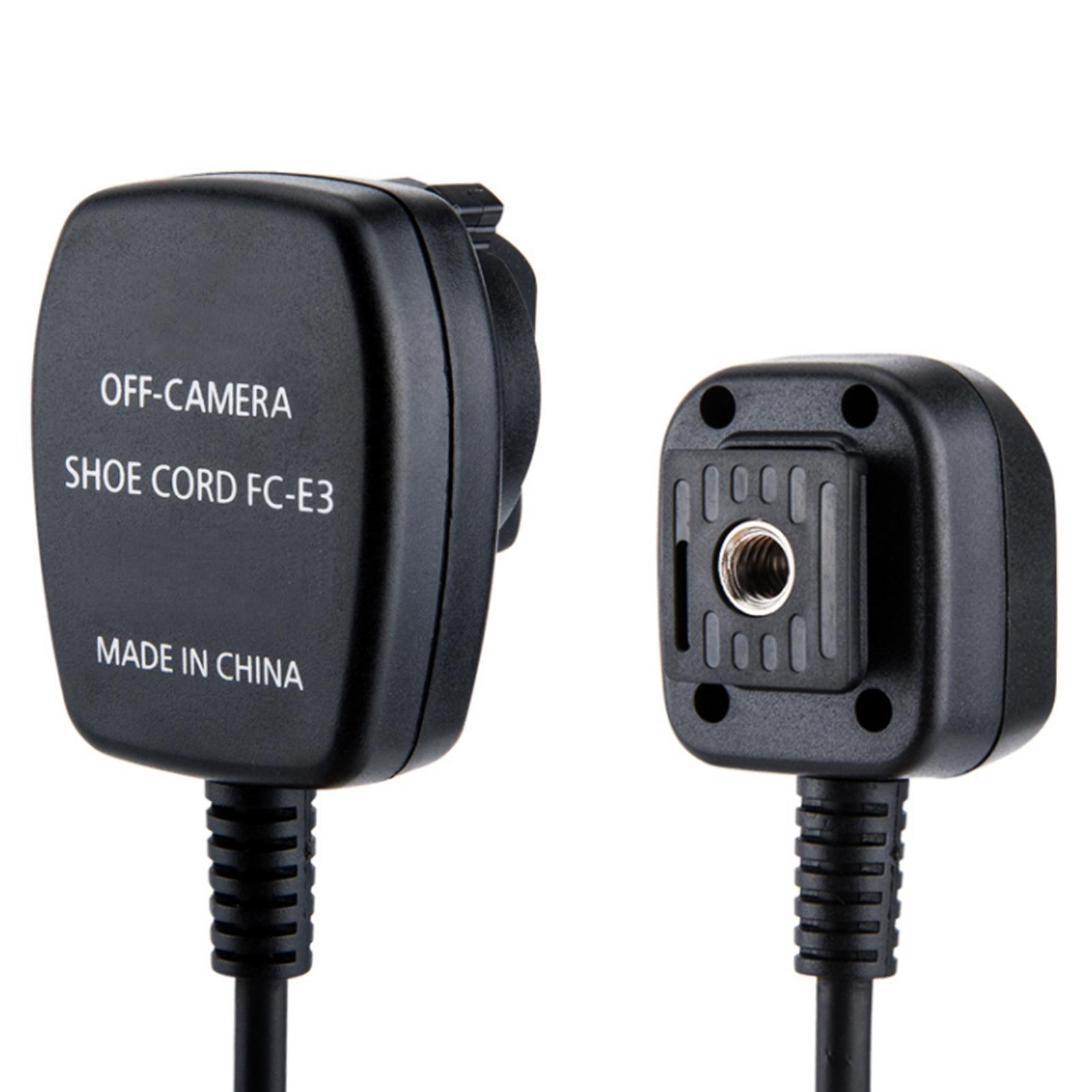 300cm/10ft TTL Off-Camera Hot Shoe Flash Sync Cable Cord for Canon
