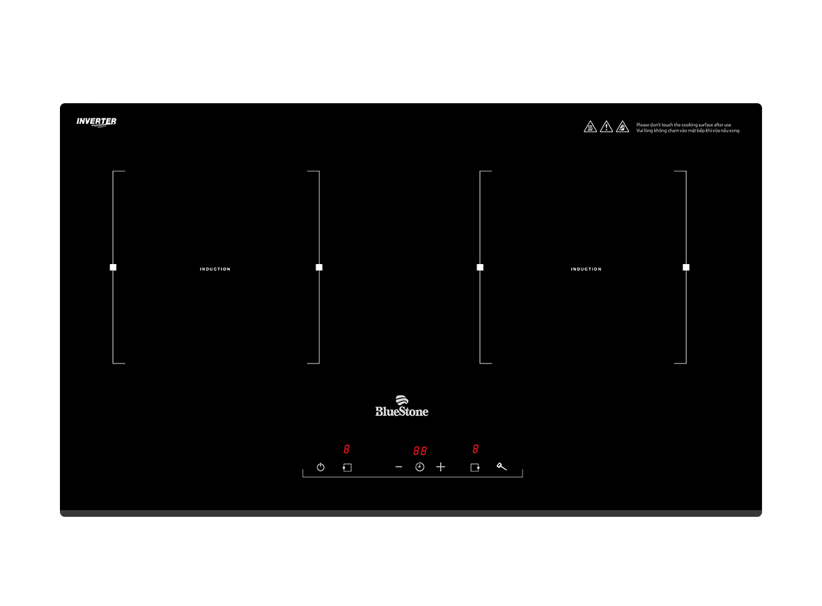 Bếp Âm Từ Đôi Inverter Bluestone ICB-6821 (4000W) - Hàng chính hãng