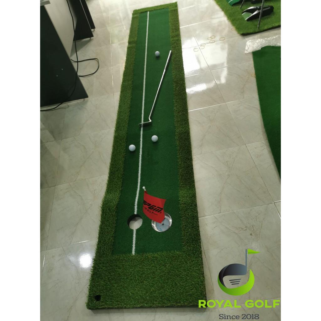 Thảm Putting Green Cỏ 2 Màu Độ Bền Cao