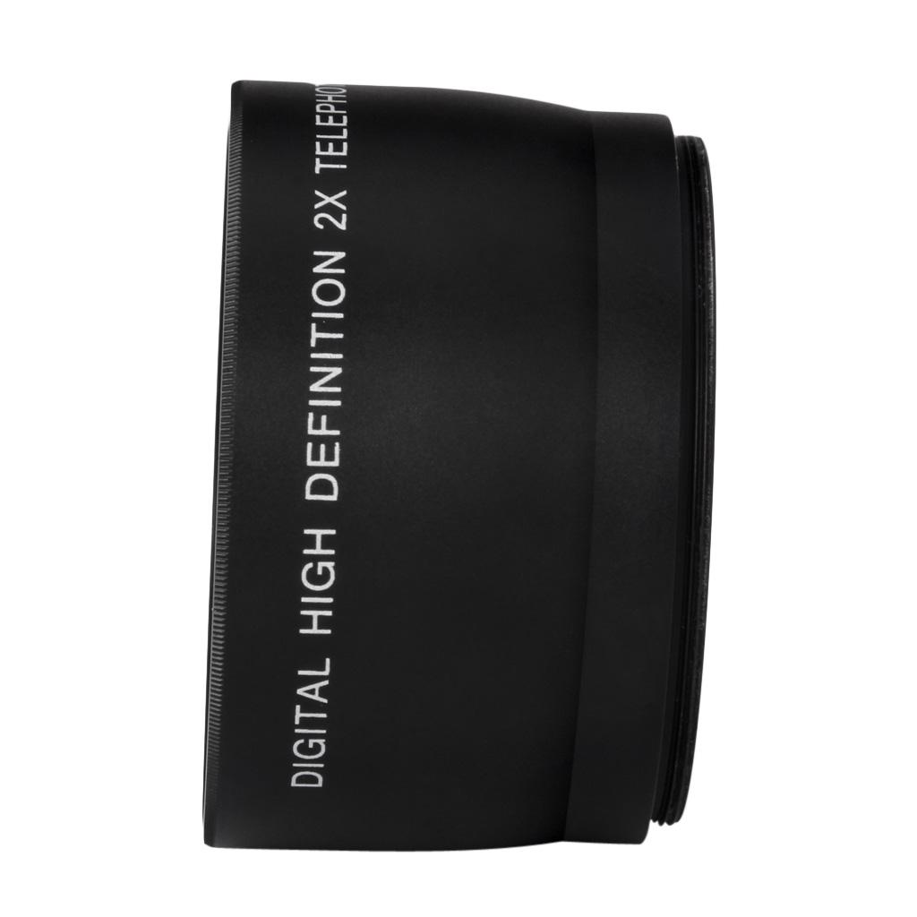 52mm 2x Telephoto Lens for Nikon D5100  EOS 1300D 600D 5D 18mm-55mm