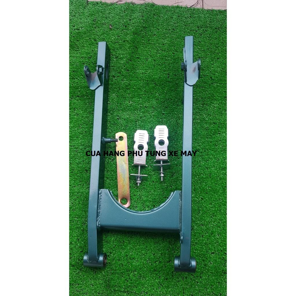 Gấp xe Sirius, Jupiter 50cm màu xanh kèm pát tăng sên