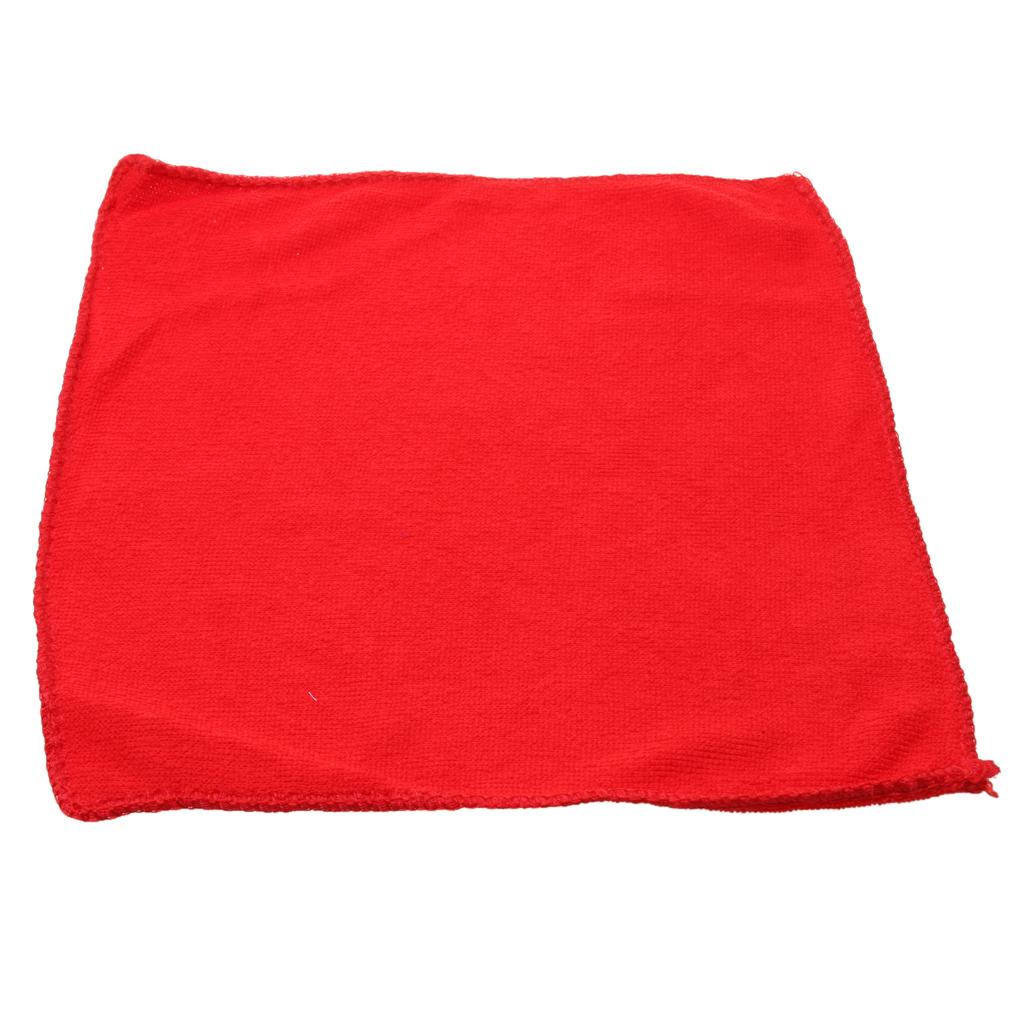 3xNano Billiard Cue Clean Towel Pool Table Cue Ball Fishing Rod Towel Red