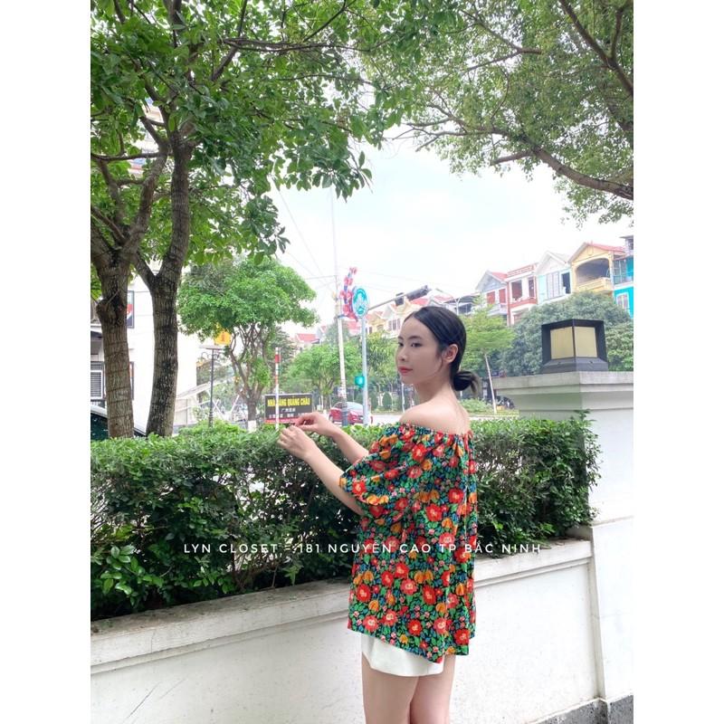 Áo trễ vai tay bồng