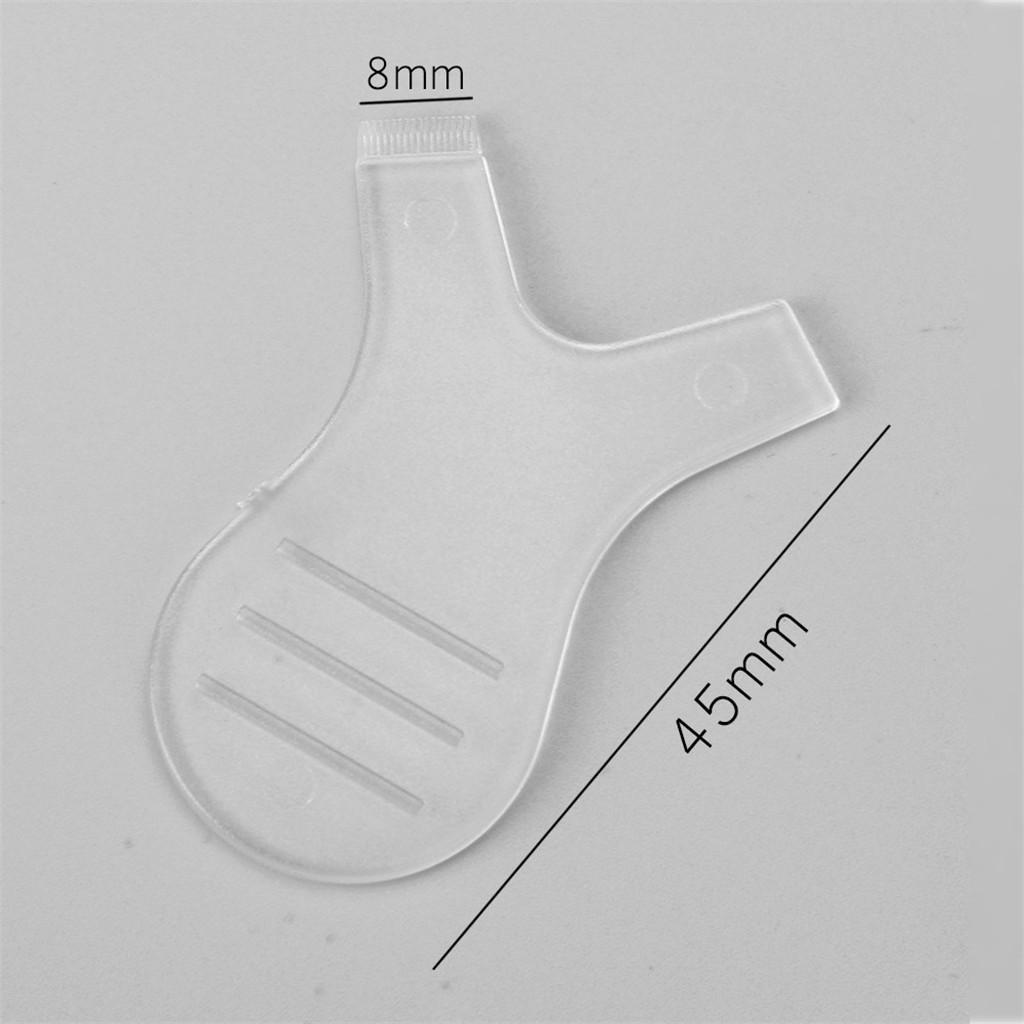 4X Y Shaped Soft Plastic Eyelash Clean Up Brush False Eye Lashes Grafted Tool