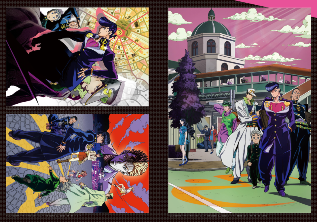 Sách ngoại văn: ジョジョの奇妙な冒険 TVアニメ原画集 AAA2 JOJO NO KIMYOUNA BOUKEN ANIME GENGASHUU AA2