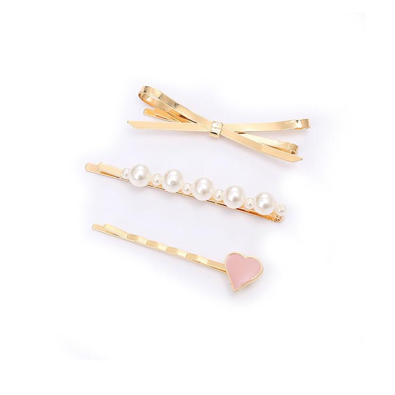 SET 3 KẸP TÓC TIỂU THƯ HÀN QUỐC XINH XẮN Tatitava