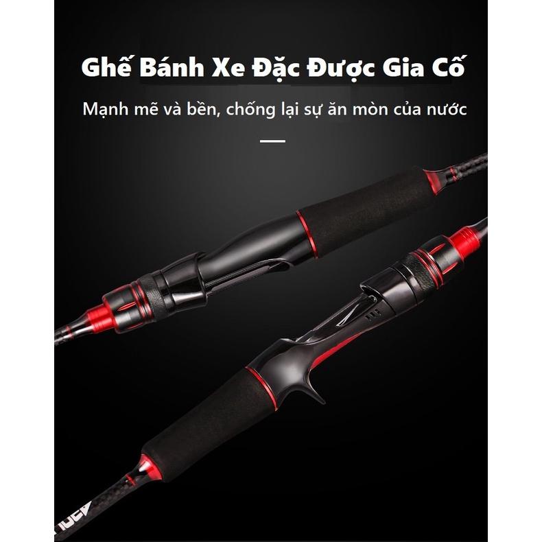 Cần Câu Máy Phiên Bản Nâng Cấp Huỳnh Phong CM02 Độ Cứng Ngọn MH Chuyên Câu Lure - Sanami Fishing