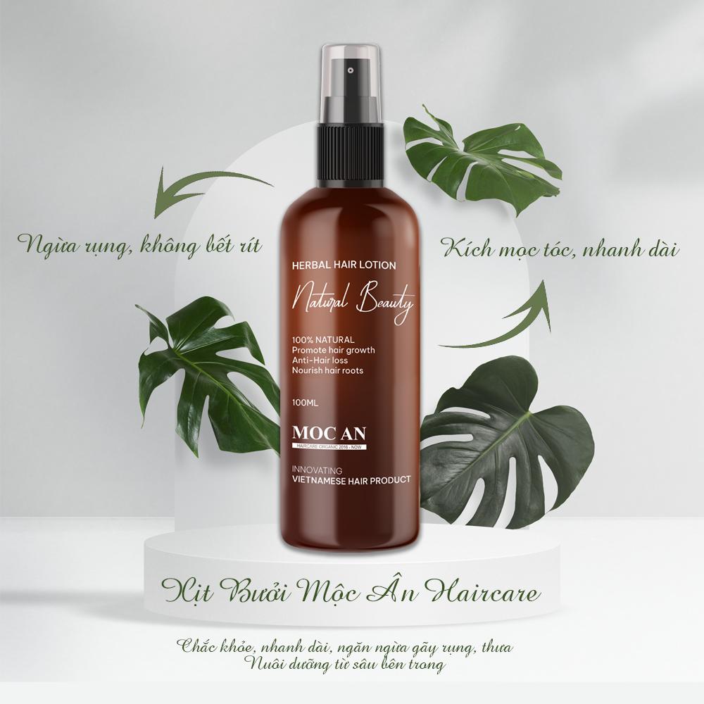 Tinh Dầu Bưởi Xịt Tóc Natural Beauty Mộc Ân Haircare