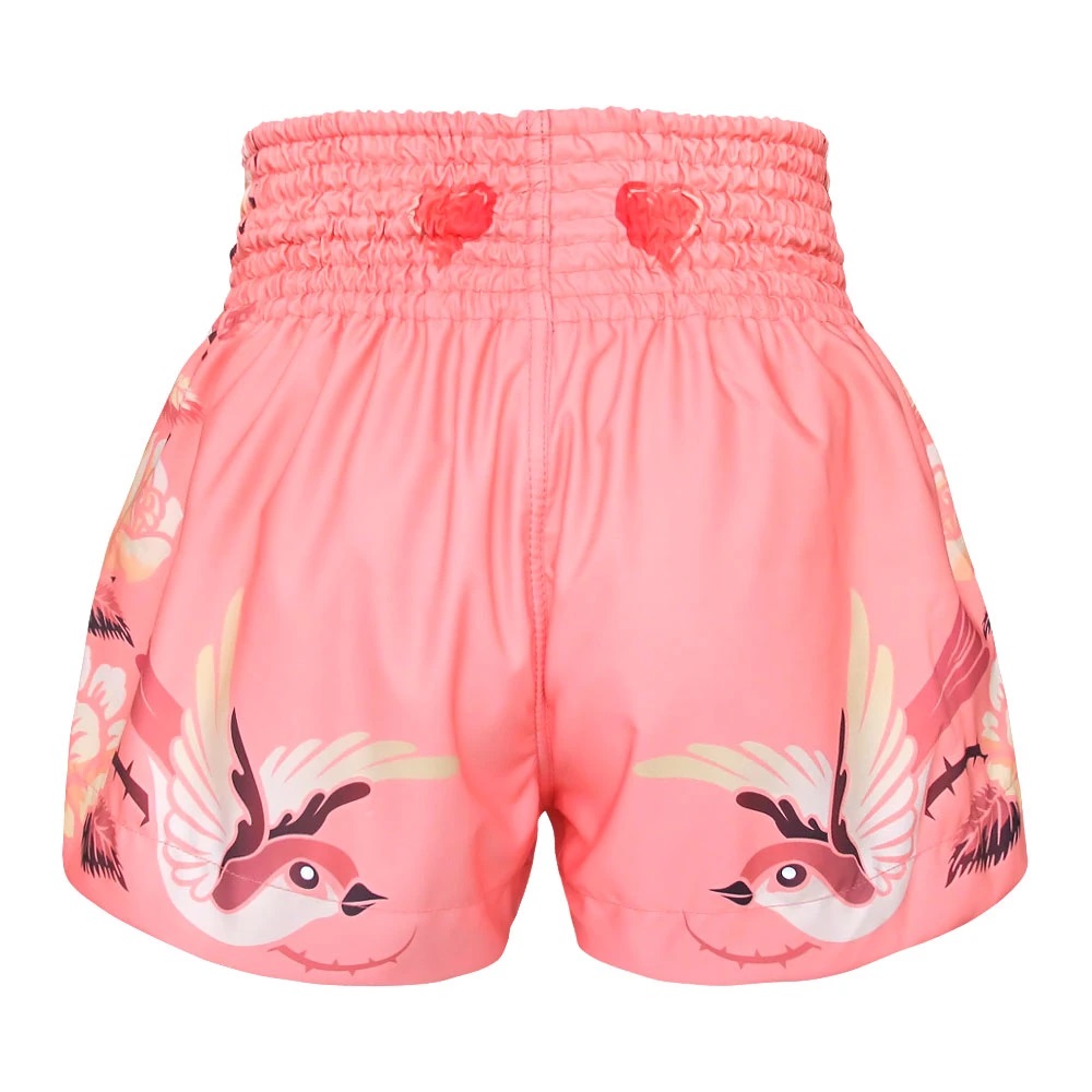 Quần Tuff Muay Thai Pink Birds And Roses