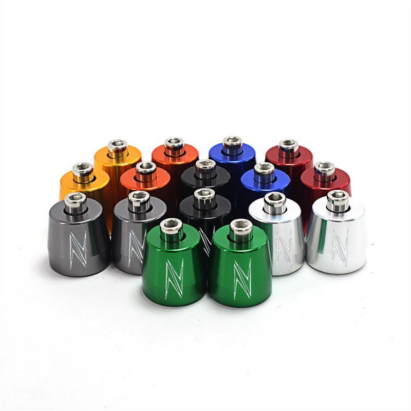 Bộ 2 đuôi gắn thanh tay lái xe máy chống rung CNC cho KAWASAKI Z250 Z300 Z650 Z750 Z800 Z900 Z1000
