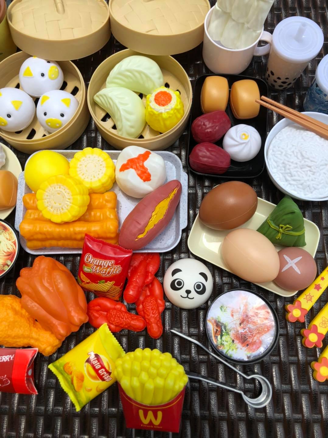 Bộ đồ chơi mô hình đồ ăn 84 món cho bé
