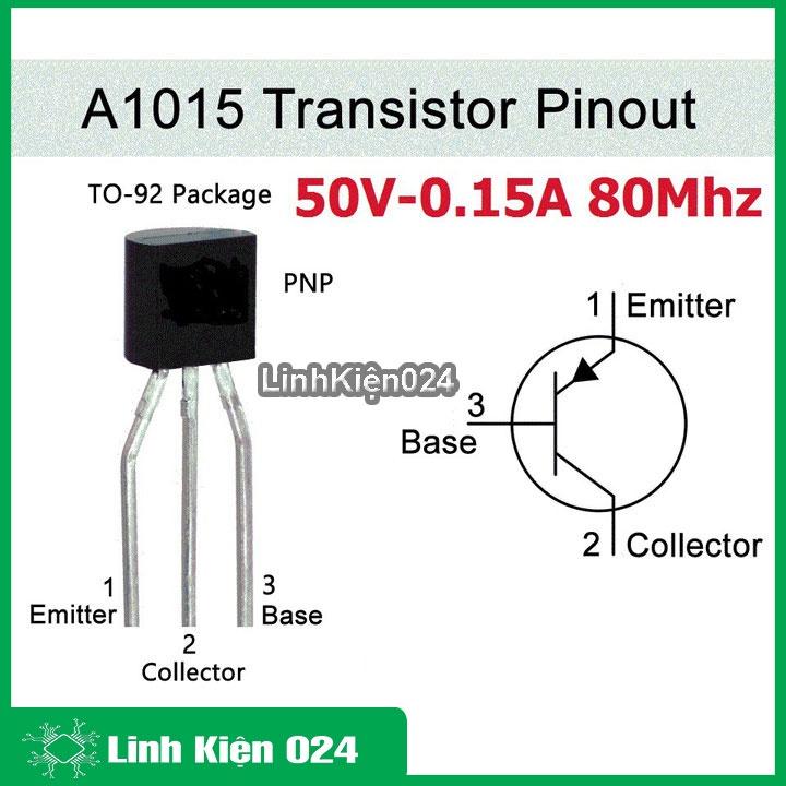 Bộ 20 con A1015 Transistor PNP 50V 0.15A