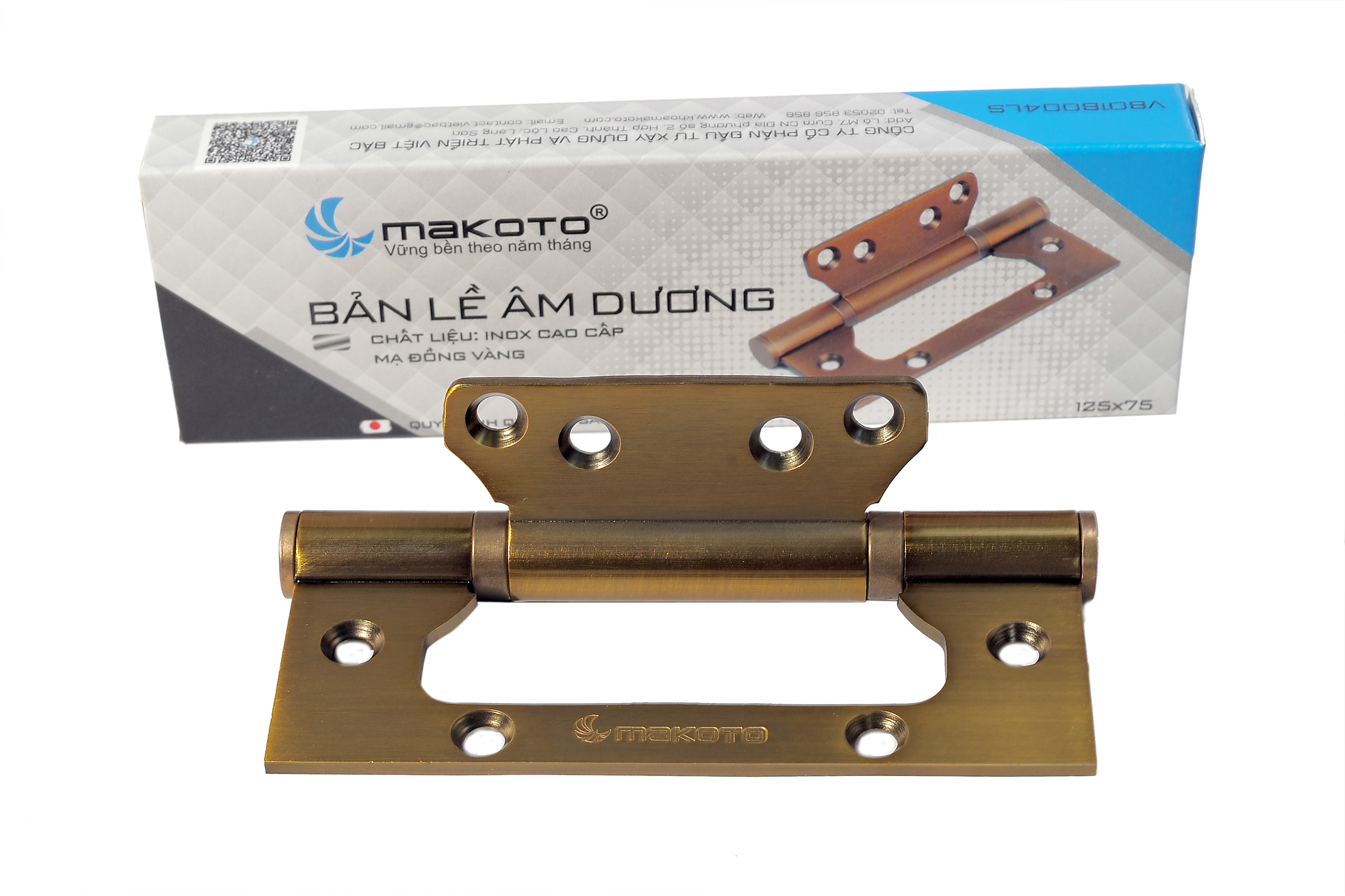 BẢN LỀ ÂM DƯƠNG 125 MÀU ĐỒNG VÀNG