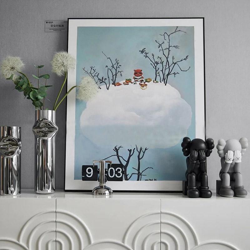 Tượng KAWS I, tượng trang trí, trang trí để bàn, quà tặng decor