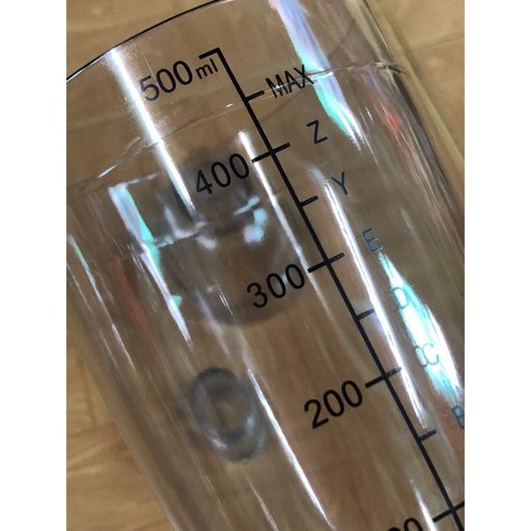 Ly lắc pha chế nhựa trong 500ml 700ml 1000ml nhựa dày không rĩ cốc pha chế cocktail lắc cà phê sữa có vạch đo dung tích