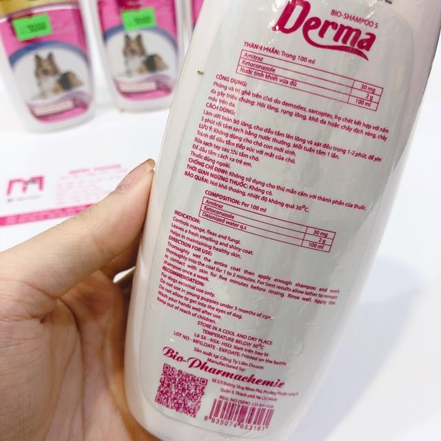 Hình ảnh Sữa Tắm Dưỡng Da Trị Ghẻ, Nấm Cho Chó Bio Derma 150ml