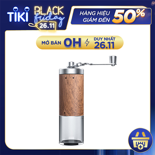Máy xay cà phê bằng tay Đa năng, Có thể dùng để xay gia vị, ngũ cốc,Lõi xay bằng sứ,Thân trong suốt