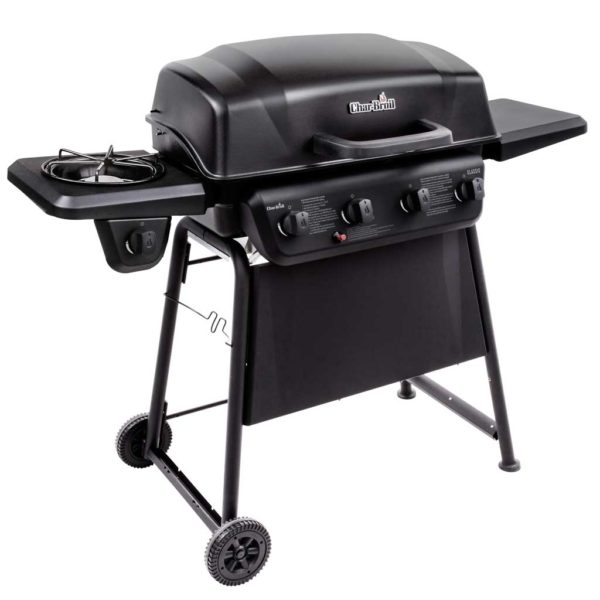 Bếp nướng Gas Char-Broil Classic 4 đầu đốt, có đầu đốt phụ Hàng chính hãng