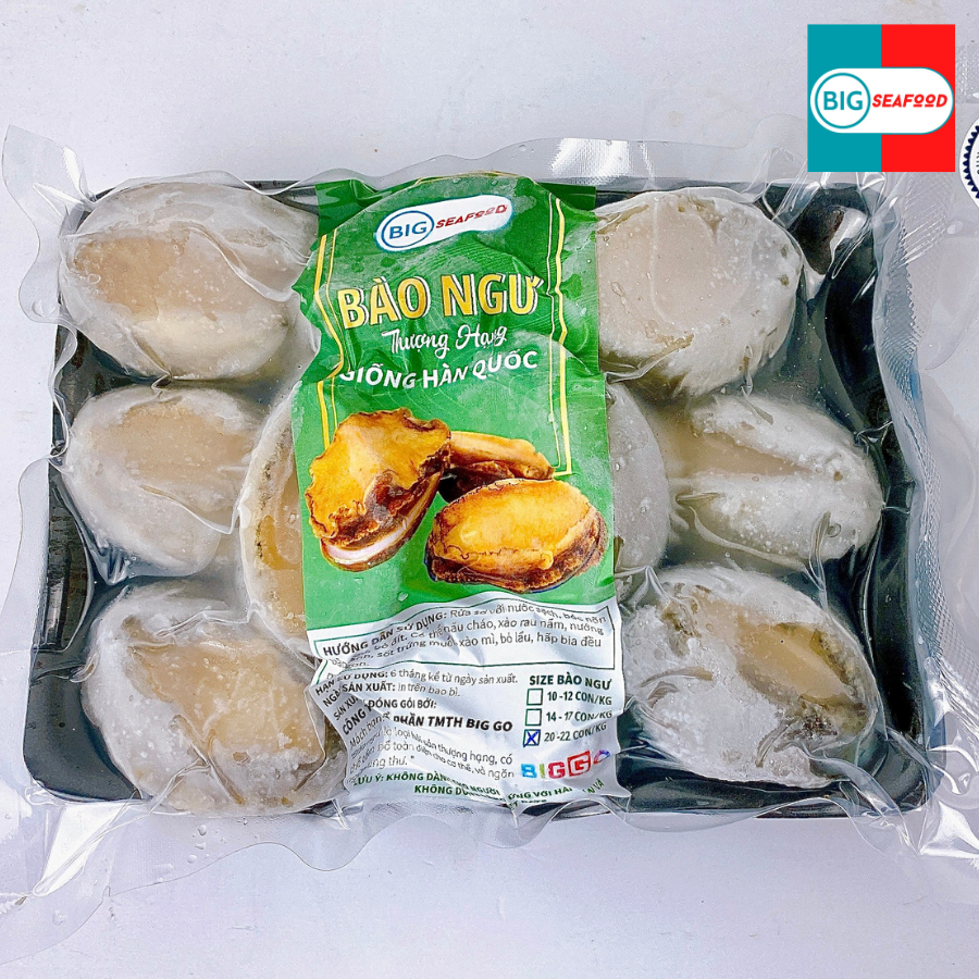 Hình ảnh Bào ngư thượng hạng size : 20 - 22 con/kg ( 500gram )