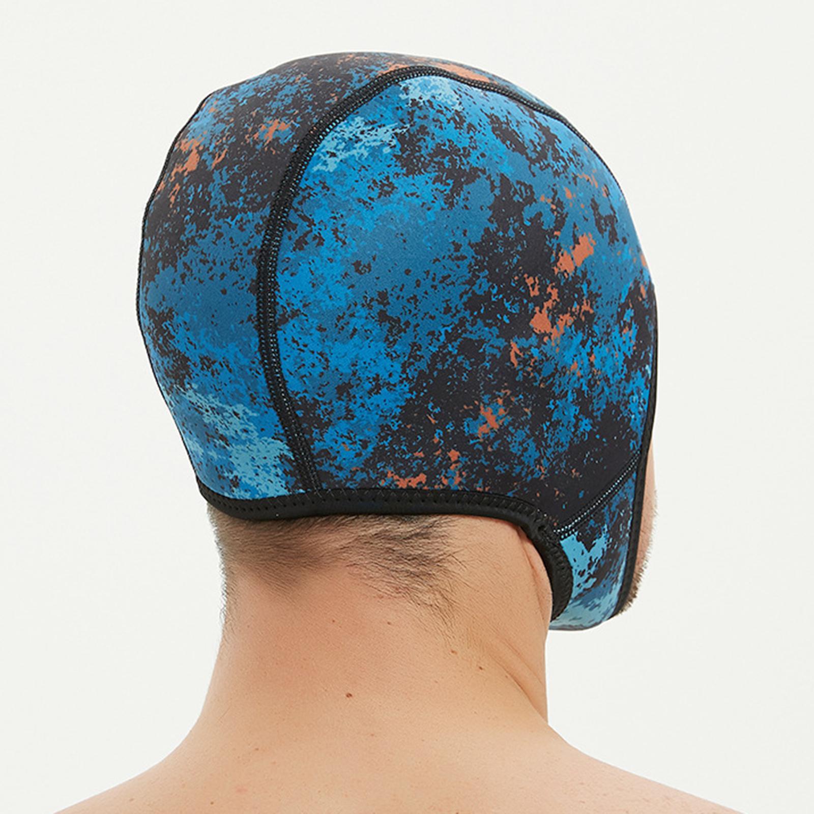 2mm Neoprene Diving Wetsuit Hood, Scuba Diving Hood Headgear Windproof Waterproof Surfing Cap, Swim Hat for Women, Men, Sailing, Underwater