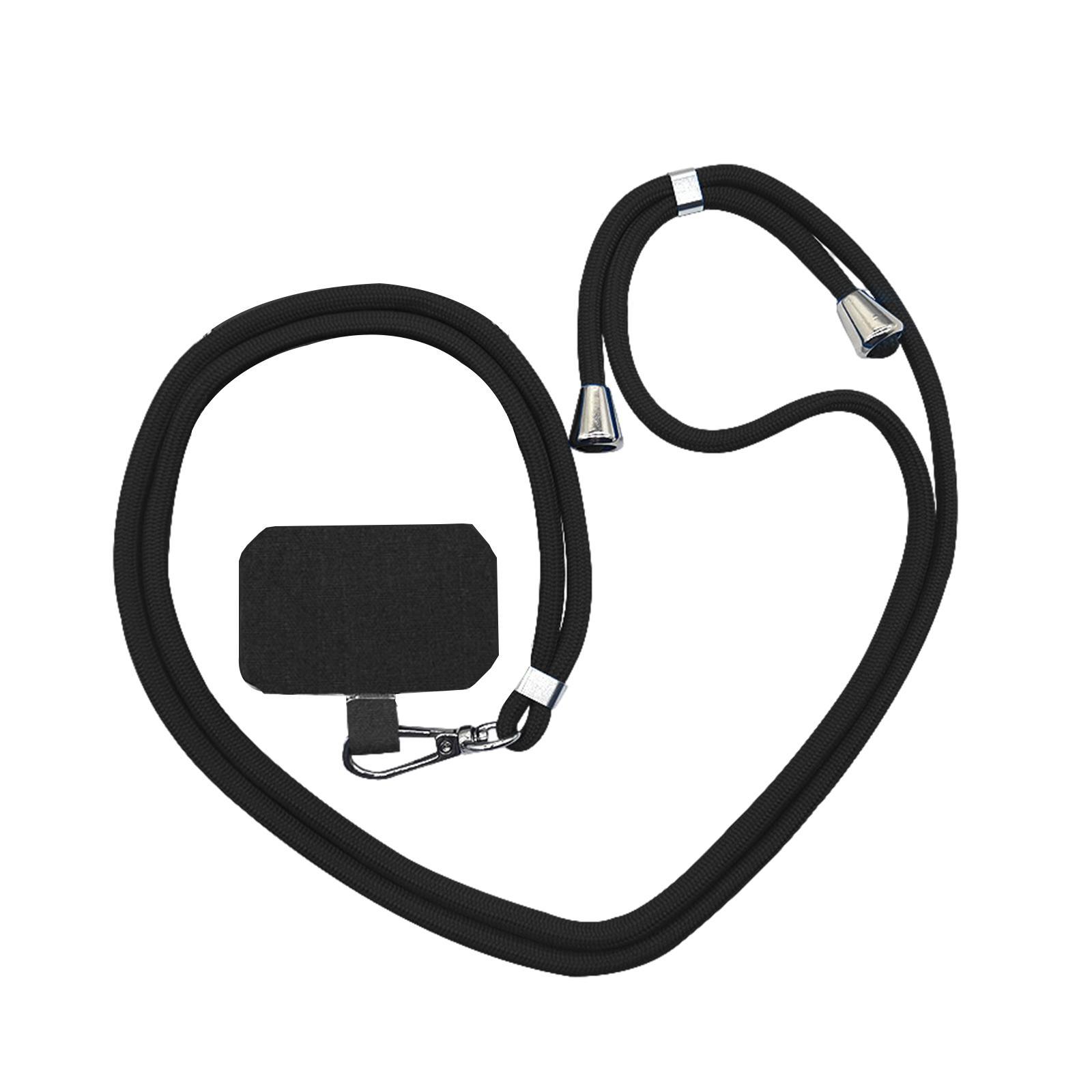 2x Detachable Adjustable Mobile Phone Lanyards Neck Straps White