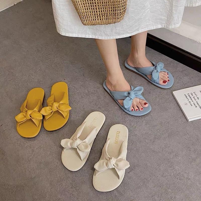 Dép Quai Ngang Nơ Thỏ Xinh Xắn