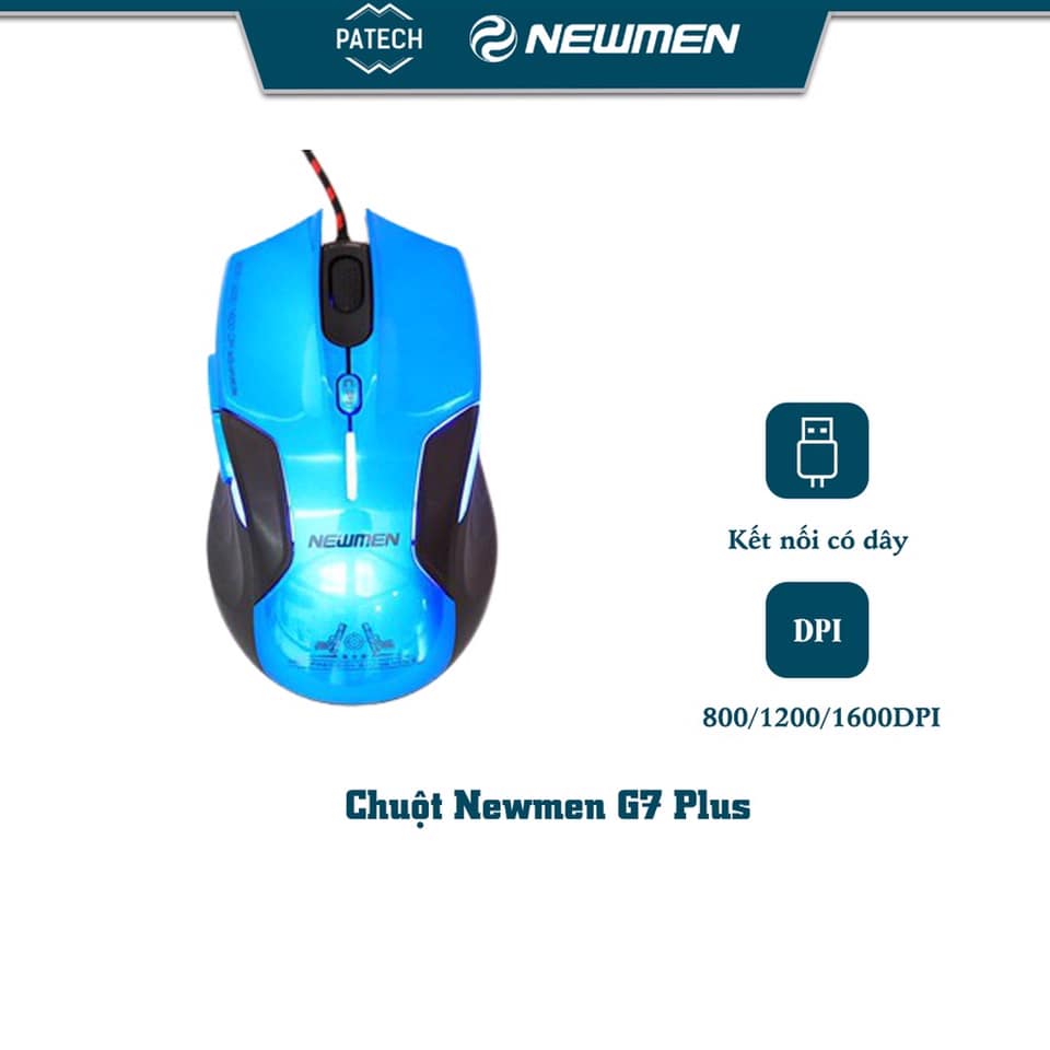 Chuột máy tính có dây gaming Newmen G7+ - Hàng chính hãng