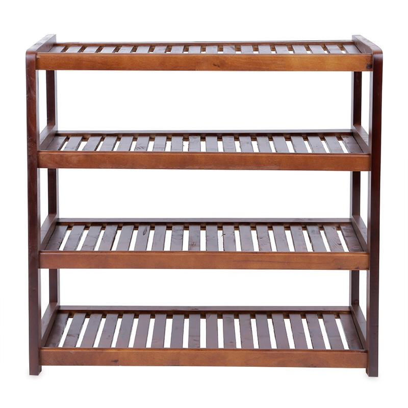 Kệ giày dép gỗ tự nhiên 4 tầng rộng 60cm