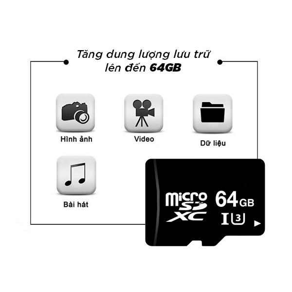 Hình ảnh Thẻ nhớ microSDXC 64GB OEM tốc độ class 10 U3