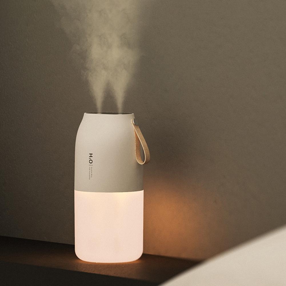 Không Dây Máy Tạo Độ Ẩm Không Khí Thơm Khuếch Tán 2000MAh Pin Sạc Đôi Vòi Phun Máy Khuếch Tán Tinh Dầu Phun Sương Tạo Máy Phun Sương Tạo Độ Ẩm