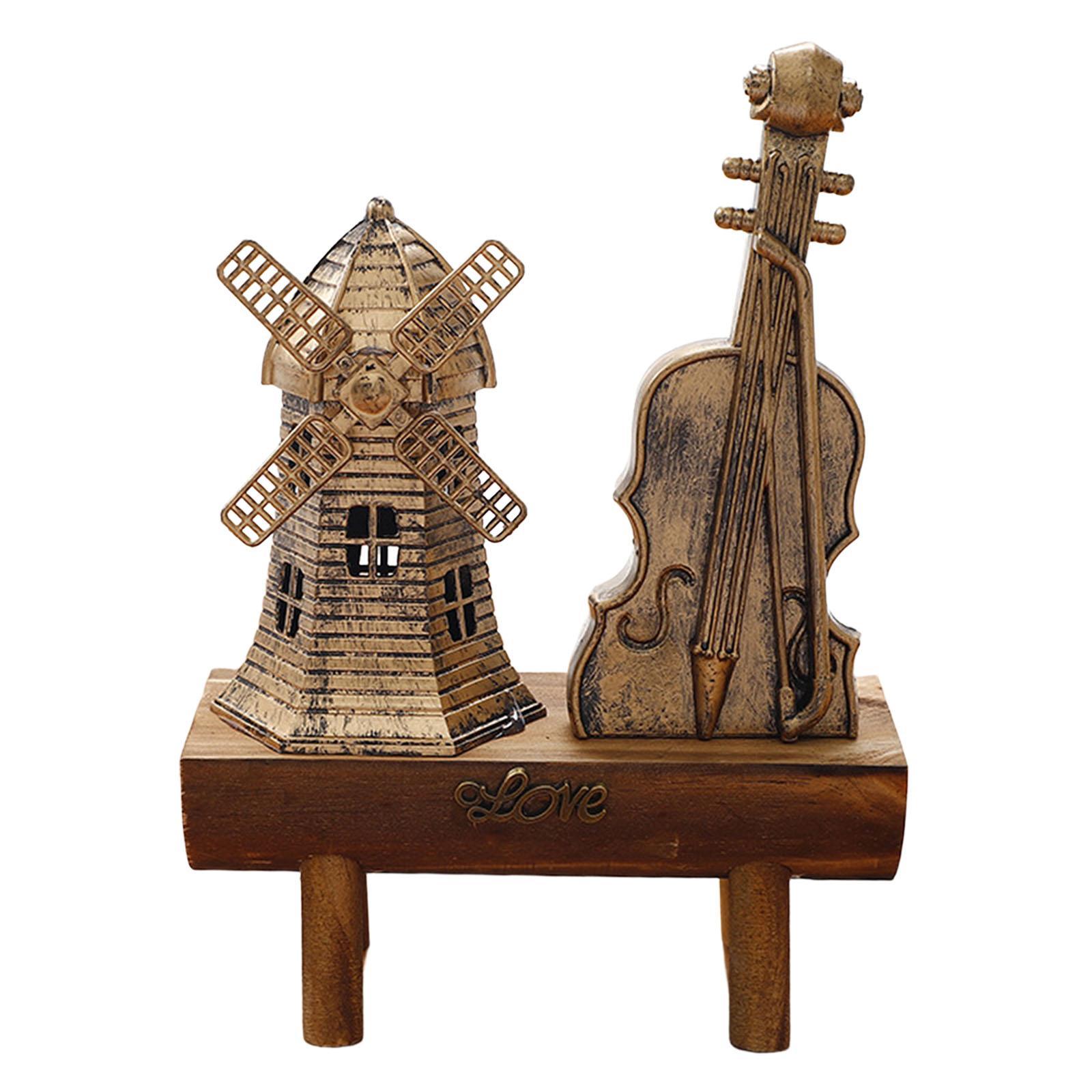 Miniature Table Decor Craft Party Home Windmill Windmill