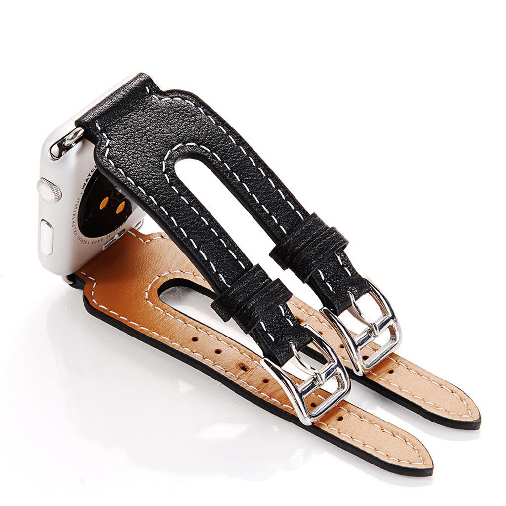 38mm Genuine Leather Strap Band Bracelet For Apple Watch