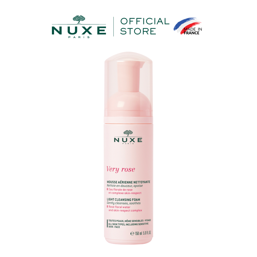 Sữa rửa mặt tạo bọt Nuxe Very Rose 150ml