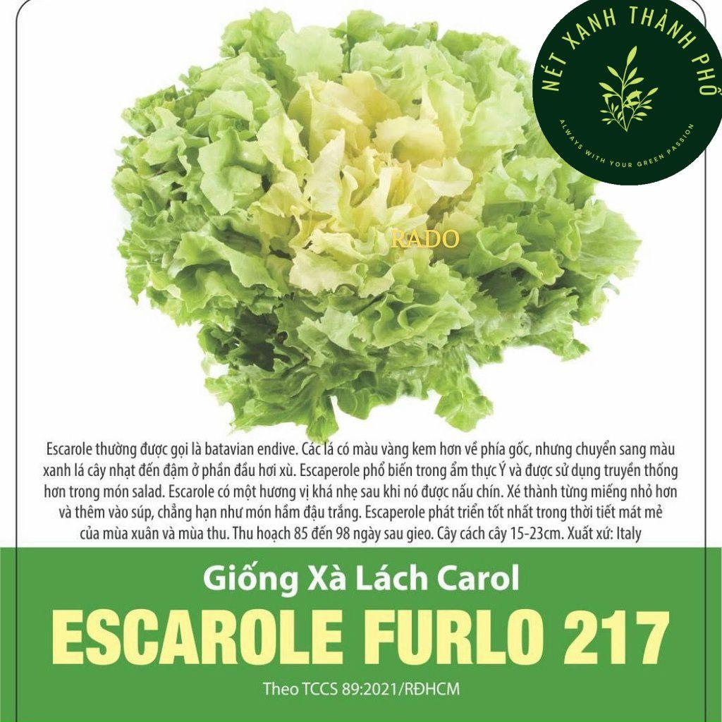 Hạt Giống Xà Lách Carol, xà lách giòn 5gr