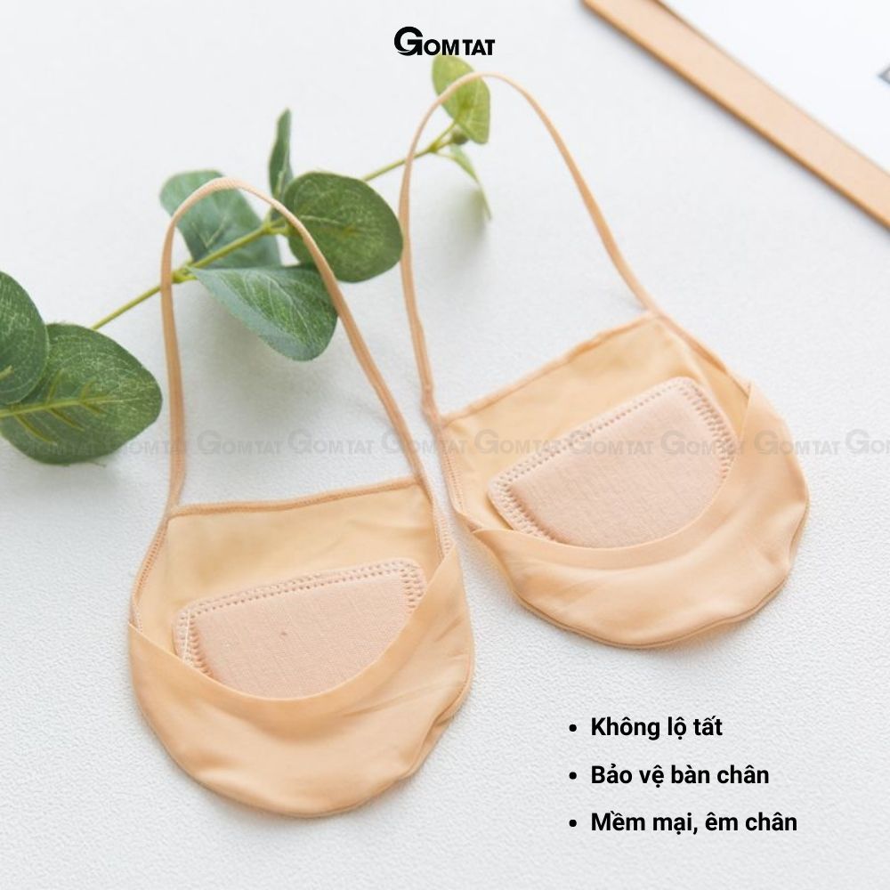 Tất vớ đi giày cao gót nữ GOMTAT, chất liệu cotton cao cấp, mềm mại, êm chân - PO-CAOGOT-SXY-3008-1DOI