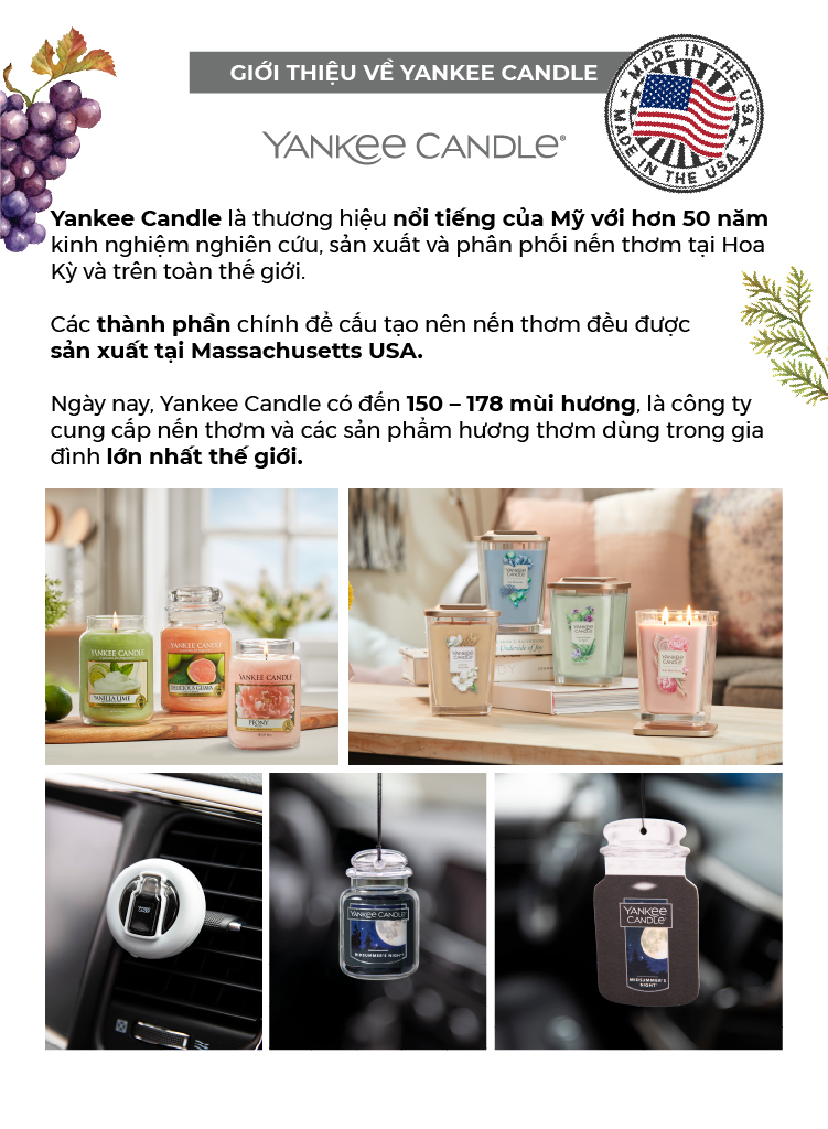 Que Thơm Xe Yankee Candle - Midsummer's Night